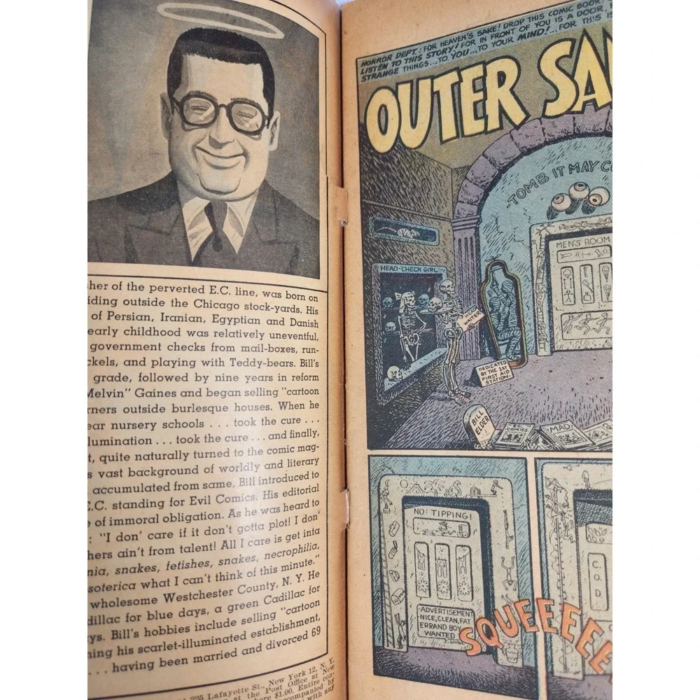Vintage 1953 #5 June/July EC Gaines Elder MAD COMIC BOOK Outer Sanctum Pre Code